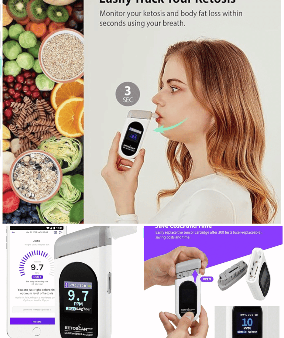 Smart Breath Ketone Meter for Ketosis