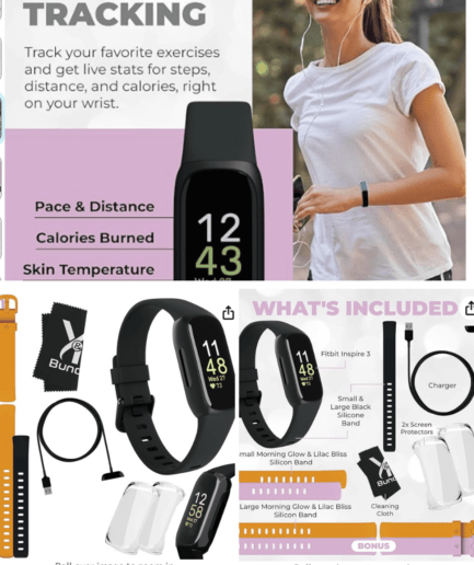 Fitbit Inspire 3 Complete Bundle